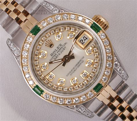 ladies rolex 26mm 1.5ct diamond bezel|rolex lady datejust 69178.